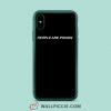 People Are Poison Rose Letter iPhone XR Case