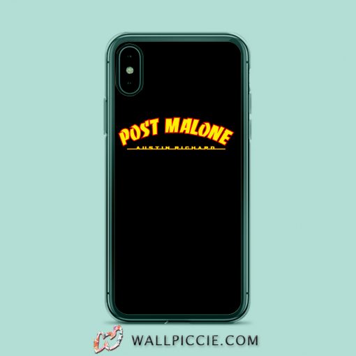 Post Malone Thrasher Logo iPhone XR Case