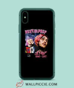 Rest In Lil Peep Memorial iPhone XR Case