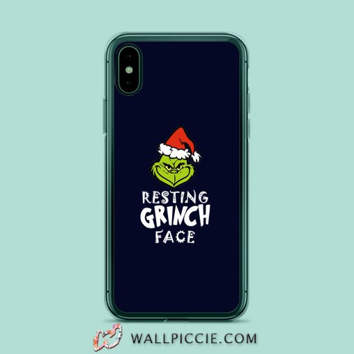 Resting Grinch Face iPhone XR Case