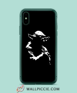 Star Wars Yoda Silhoutte iPhone XR Case