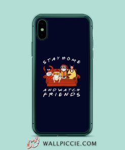 Stay Home and Watch Friends iPhone XR Case