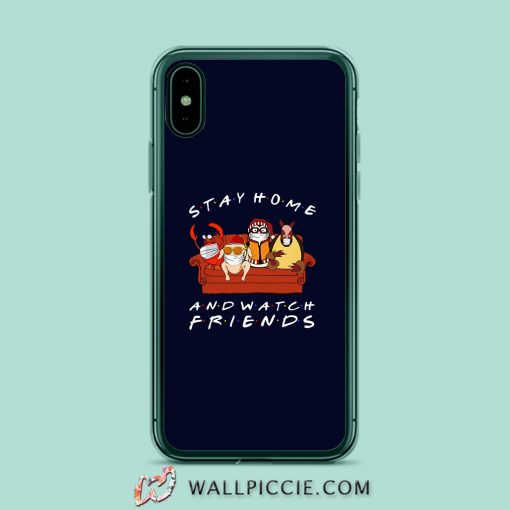 Stay Home and Watch Friends iPhone XR Case