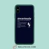 Stephen Amell Sinceriously Meaning iPhone XR Case