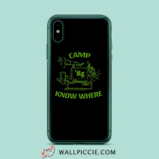 Stranger Things Camp Know Where iPhone XR Case
