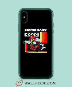 Super Mario Kart Checkered iPhone XR Case