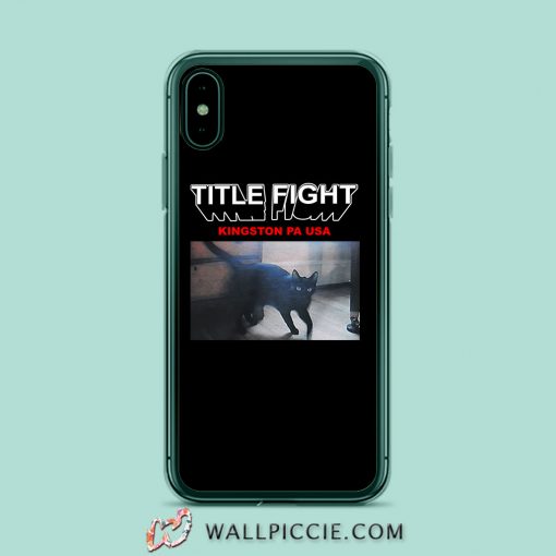 Title Fight Kingston Cat iPhone XR Case