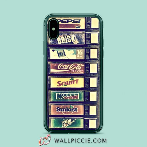 Vintage Drink Coke Brand Machine iPhone XR Case