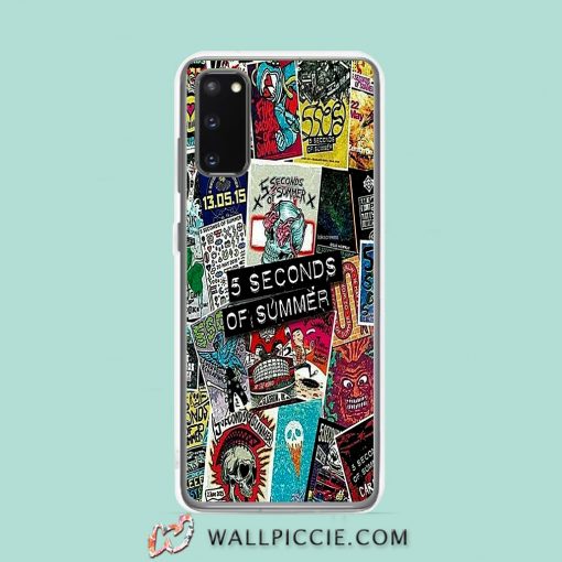 Cool 5 Sos Album Collage Samsung Galaxy S20 Case