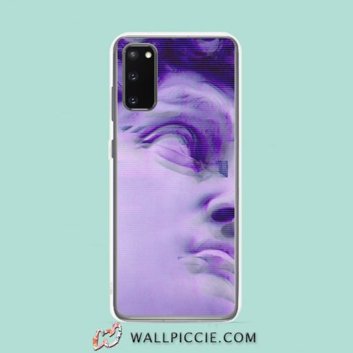 Cool Aesthetic Purple Angel Samsung Galaxy S20 Case
