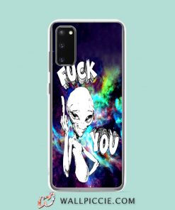 Cool Alien Fuck You Trippy Samsung Galaxy S20 Case
