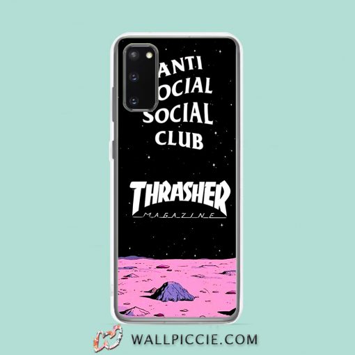 Cool Anti Social Social Club X Thrasher Samsung Galaxy S20 Case
