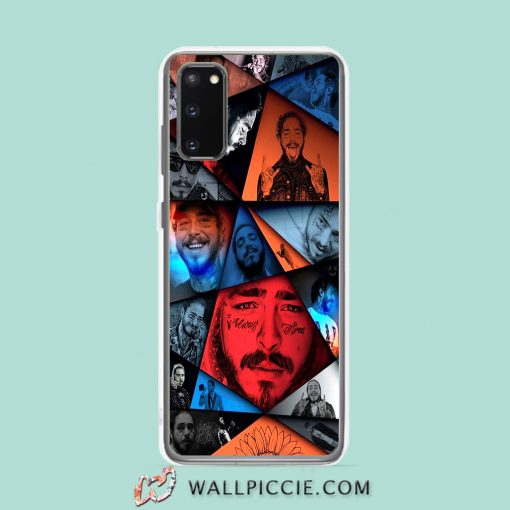 Cool Awesome Post Malone Collage Samsung Galaxy S20 Case