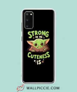 Cool Baby Yoda Star Wars Quote Samsung Galaxy S20 Case