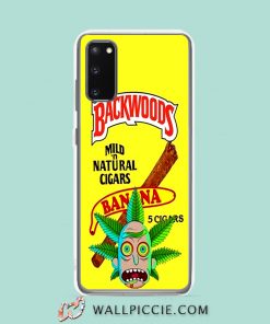 Cool Backwoods Rick Morty Natural Cigars Samsung Galaxy S20 Case