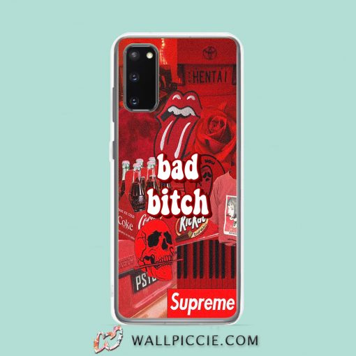 Cool Bad Bitch Supreme Aesthetic Samsung Galaxy S20 Case