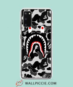 Cool Bape Shark Camo Samsung Galaxy S20 Case
