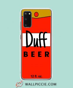 Cool Bart Simpson Duff Beer Samsung Galaxy S20 Case
