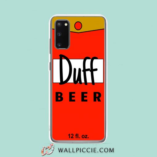 Cool Bart Simpson Duff Beer Samsung Galaxy S20 Case