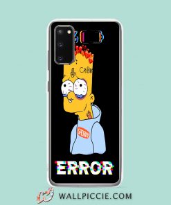 Cool Bart Simpson Error Sadboy Samsung Galaxy S20 Case
