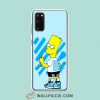 Cool Bart Simpson Off White Collabs Samsung Galaxy S20 Case
