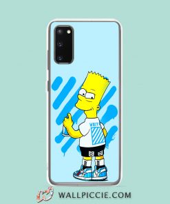 Cool Bart Simpson Off White Collabs Samsung Galaxy S20 Case