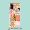 Cool Be Inspired Collage Quote Samsung Galaxy S20 Case