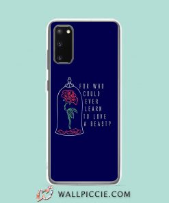 Cool Beauty And The Beast Quote Samsung Galaxy S20 Case