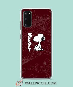 Cool Best Snoopy Comic Collage Samsung Galaxy S20 Case