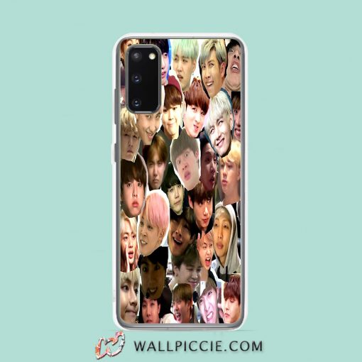 Cool Bts Meme Collage Samsung Galaxy S20 Case