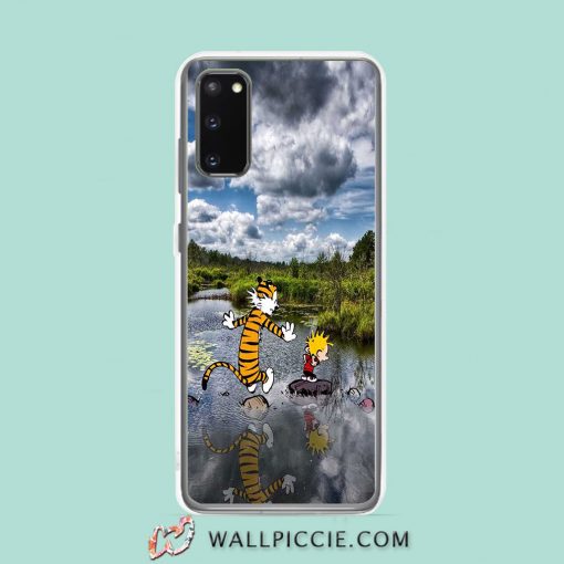 Cool Calvin And Hobbes Back To Nature Samsung Galaxy S20 Case