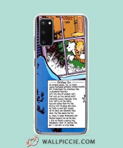 Cool Calvin And Hobbes Christmas Eve Comic Samsung Galaxy S20 Case