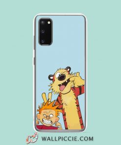 Cool Calvin And Hobbes Vintage Cartoon Samsung Galaxy S20 Case