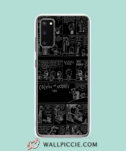 Cool Calvin Hobbes Comic Night Mode Samsung Galaxy S20 Case
