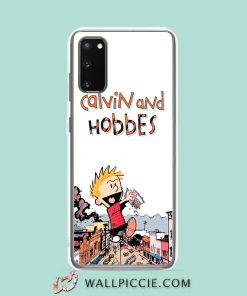 Cool Calvin Hobbes Snow Walk Samsung Galaxy S20 Case