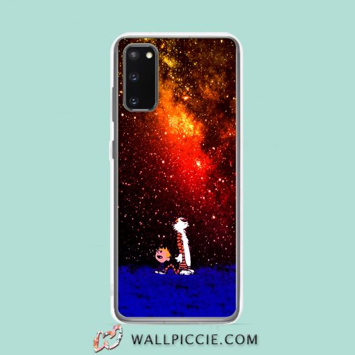 Cool Calvin Hobbes Star Space Samsung Galaxy S20 Case