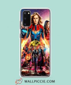 Cool Captain Marvel And All Avengers Samsung Galaxy S20 Case
