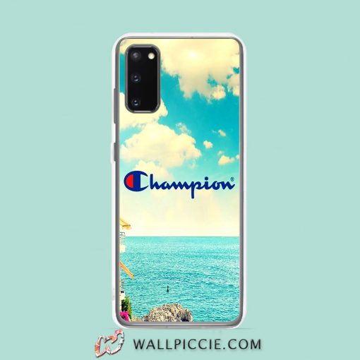 Cool Champion Summer Beach Samsung Galaxy S20 Case