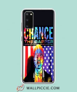Cool Chance The Rapper American Flag Samsung Galaxy S20 Case