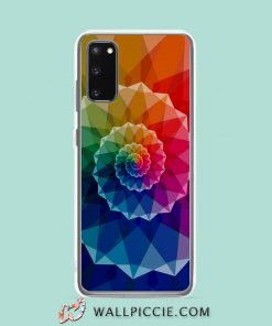 Cool Colourful Spiral Geometric Samsung Galaxy S20 Case