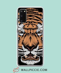 Cool Cool Tiger Angry Face Samsung Galaxy S20 Case