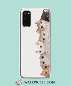 Cool Cute A Collection Of Cats Samsung Galaxy S20 Case