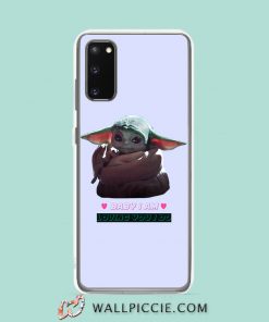 Cool Cute Baby Yoda Loving You Samsung Galaxy S20 Case