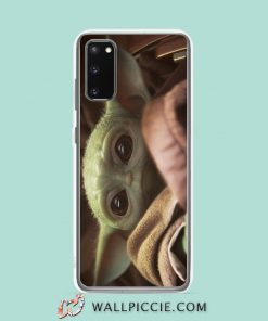 Cool Cute Baby Yoda Star Wars Meme Samsung Galaxy S20 Case