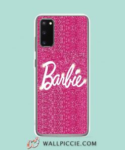 Cool Cute Barbie Pink Glitter Samsung Galaxy S20 Case