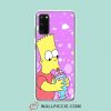 Cool Cute Bart Simpson Girly Design Samsung Galaxy S20 Case