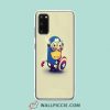 Cool Cute Captain America Minion Samsung Galaxy S20 Case