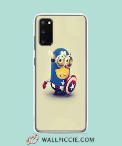 Cool Cute Captain America Minion Samsung Galaxy S20 Case