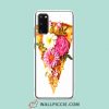 Cool Cute Floral Pizza Samsung Galaxy S20 Case