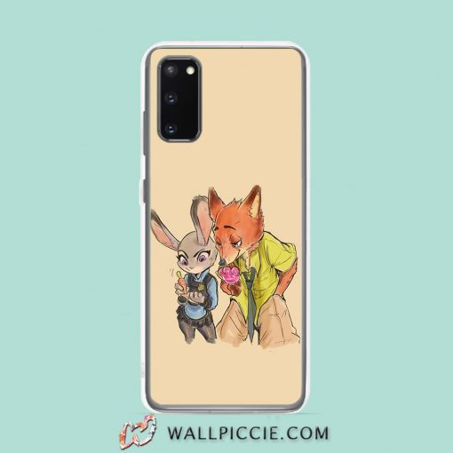 Cool Cute The Seriousness Of Judy Hopps And Nick Wilde Samsung Galaxy S20 Case